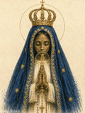 Nossa Senhora Aparecida — de olhos baixos
