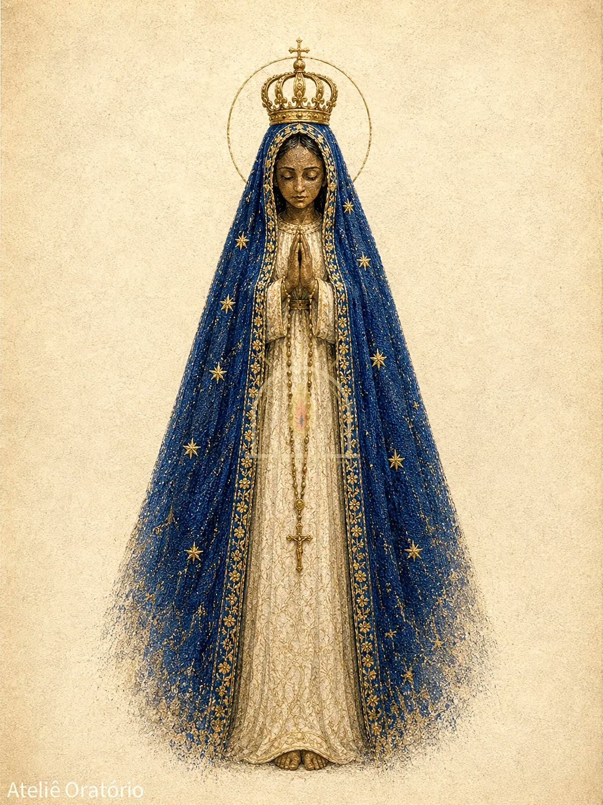 Nossa Senhora Aparecida — diante do povo