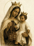 Nossa Senhora do Carmo — com o Menino