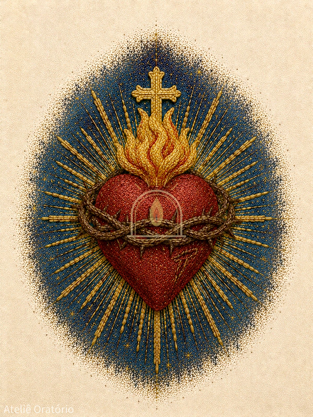 Sagrado Coração — na glória