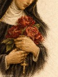 Santa Rita de Cássia — as rosas
