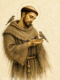 São Francisco de Assis — o pássaro na mão