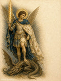 São Miguel Arcanjo — sobre o dragão